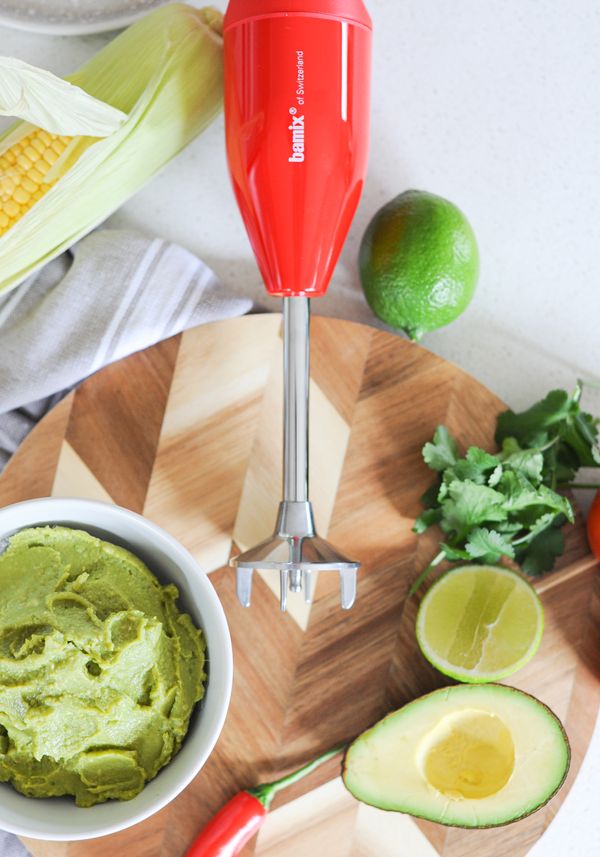 Bamix Classic Immersion Blender 140W Red -